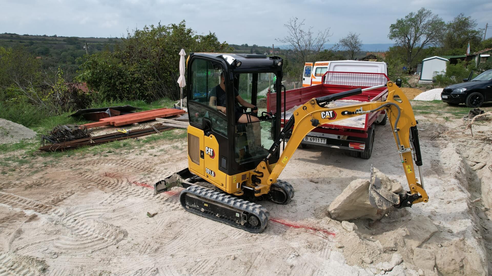 Изкопи за основи на къща